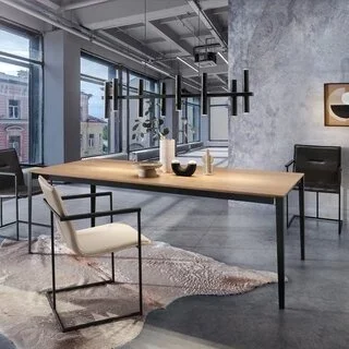 Hanglamp Stelvio 8 buizen 10 lichts zwart
