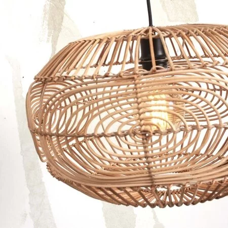GOOD & MOJO Landelijk ibiza stijl hanglamp Madeira Ø48 cm naturel