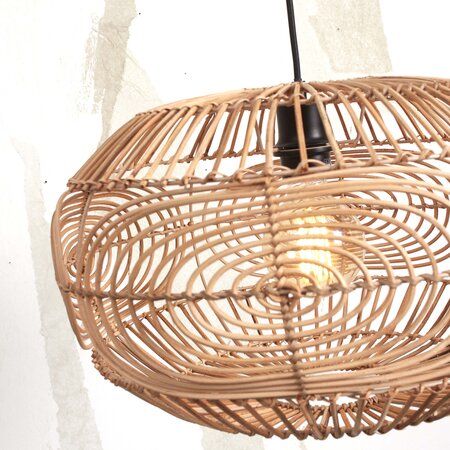 GOOD & MOJO Landelijk Stoere vloerlamp Madeira bamboe