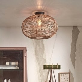 Plafondlamp Madeira naturel Ø48 cm