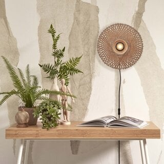 Wandlamp Kalimantan Ø30 cm naturel