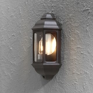 Buiten wandlamp Cagliari 36 cm 1-lichts zwart