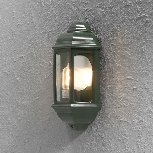 Konstsmide Klassieke - buiten wandlamp - groen - 1-lichts - Cagliari