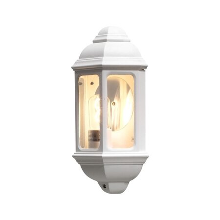 Konstsmide Klassieke buiten wandlamp Cagliari wit 1-lichts