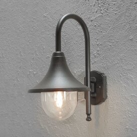 Buiten wandlamp Bari zwart 44 cm