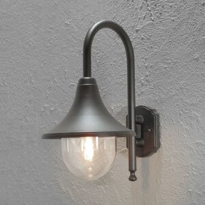 Konstsmide Klassieke buiten wandlamp Bari 1-lichts zwart