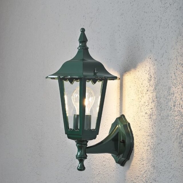 Buiten wandlamp Firenze groen 36 cm