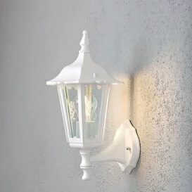 Buiten wandlamp Firenze wit 36 cm