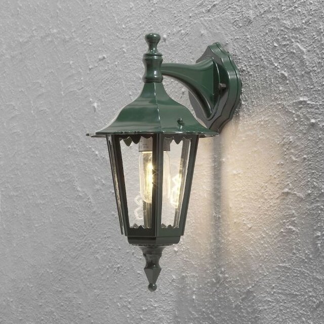 Buiten wandlamp Firenze groen 39 cm