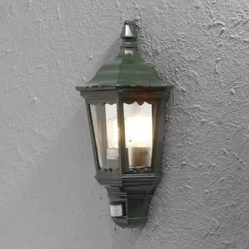 Buiten wandlamp Firenze Sensor groen