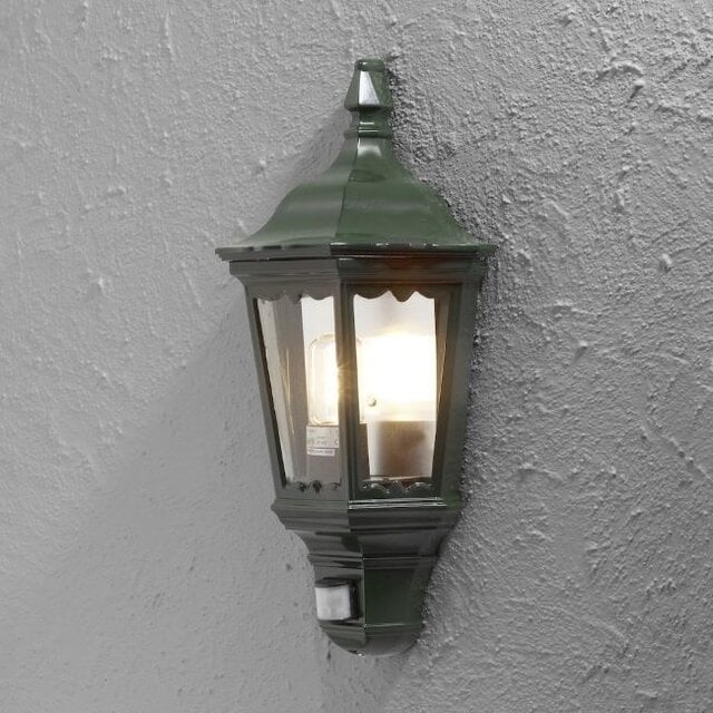 Buiten wandlamp Firenze Sensor groen