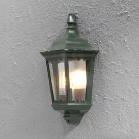 Buiten wandlamp Firenze Flush groen