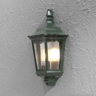 Buiten wandlamp Firenze Flush groen