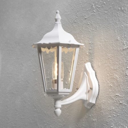 Konstsmide Klassieke buitenlamp Firenze 1-lichts wit