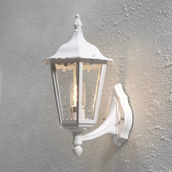 Konstsmide Klassieke - Buitenlamp - Wit - 1-lichts - Firenze