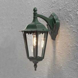 Buiten wandlamp Firenze neerwaarts groen 48 cm