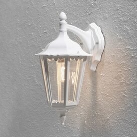 Buiten wandlamp Firenze neerwaarts wit 48 cm