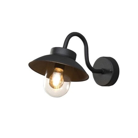Konstsmide Klassieke buitenlamp Vega Neerwaarts 1-lichts zwart