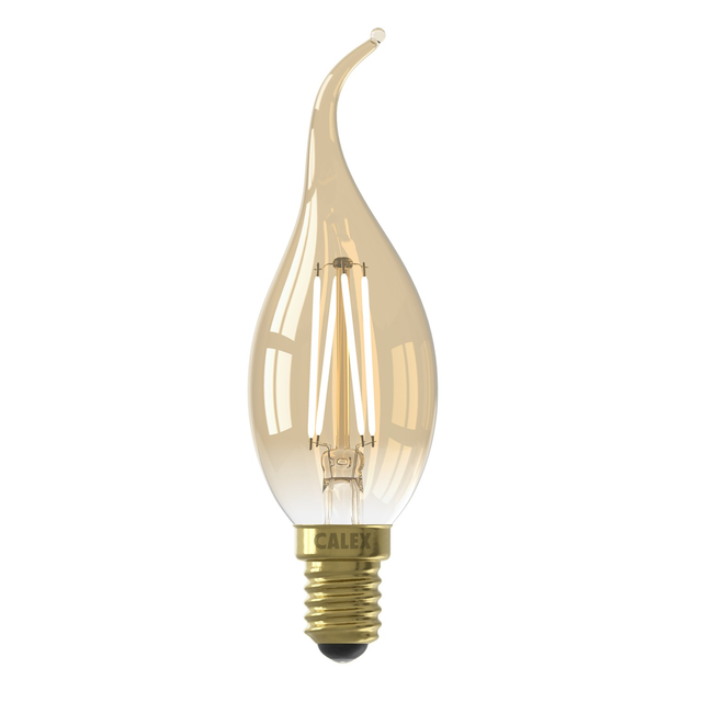 LED E14 3,5 watt Classic Kaars filament goldline