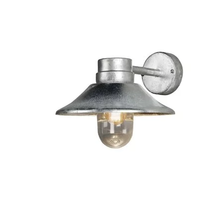 Konstsmide Moderne buiten wandlamp Vega 1-lichts staal