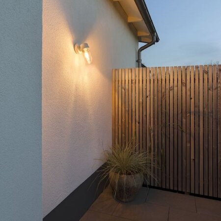 Konstsmide Moderne buiten wandlamp Vega small 1-lichts wit