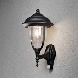 Buiten wandlamp Parma Sensor zwart 48 cm