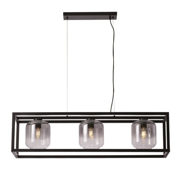 Freelight Moderne - Industriële - Hanglamp - 3 Lichts - Smoke - Dentro