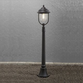 Staande buitenlamp Parma 1-lichts zwart 118 cm