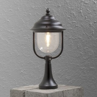 Staande buitenlamp Parma 1-lichts zwart 54 cm