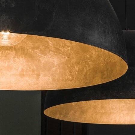 BelaLuz Industriële hanglamp Radiance 2-lichts Ø60 cm charcoal