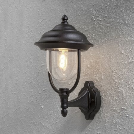 Konstsmide Klassieke buiten wandlamp Parma 43 cm zwart