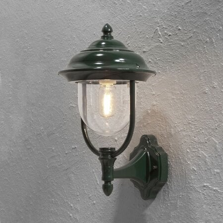 Konstsmide Klassieke buiten wandlamp Parma 43 cm groen