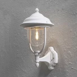Buiten wandlamp Parma opwaarts wit 43 cm