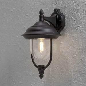 Konstsmide Klassieke buiten wandlamp Parma 46 cm zwart