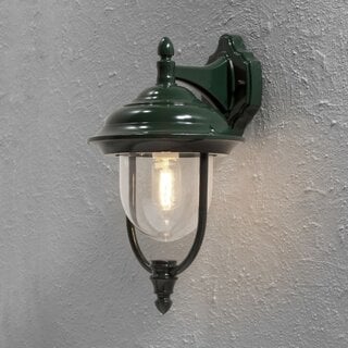 Buiten wandlamp Parma neerwaarts groen 46 cm