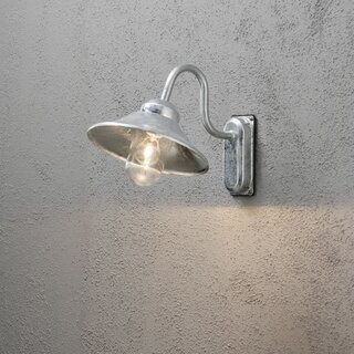 Buiten wandlamp Vega 1-lichts staal