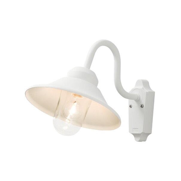 Konstsmide Moderne - buiten wandlamp - Vega - 1-lichts - wit