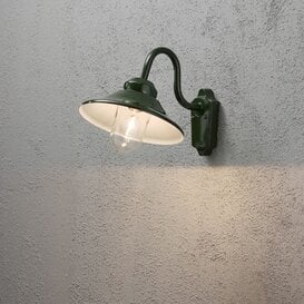 Buiten wandlamp Vega 1-lichts groen