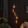 Design - Modern - 5 Lichts - Hanglamp - Gekleurde Glazen - Trio