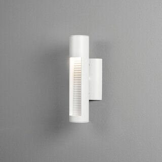 Buiten wandlamp Udine 2-lichts wit