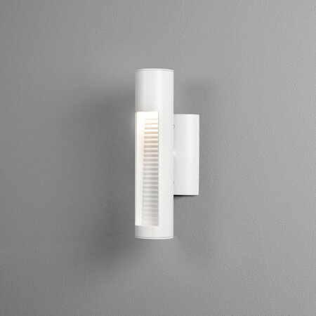 Konstsmide Moderne buiten wandlamp Udine 2-lichts wit