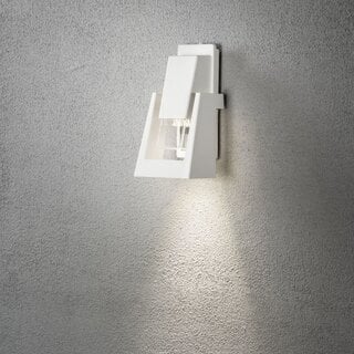 Buiten wandlamp Potenza 1-lichts wit