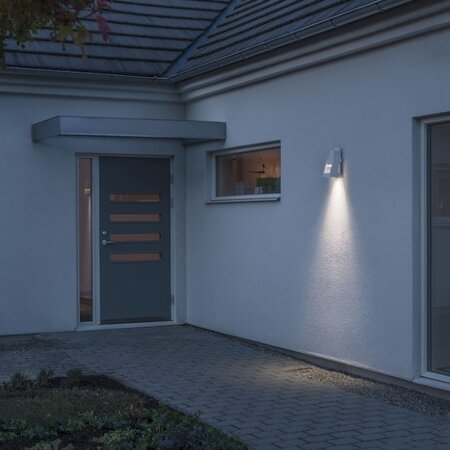 Konstsmide Moderne buiten wandlamp Potenza 1-lichts wit