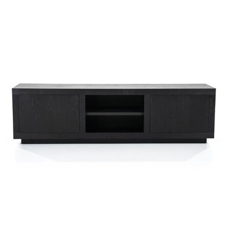 Eleonora Modern TV meubel Helsinki 160 cm 2 deurs zwart