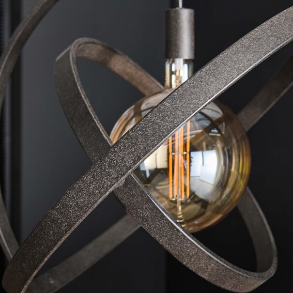 BelaLuz Industrieel - Moderne - Hanglamp -  1 lichts - 55 cm - Artic