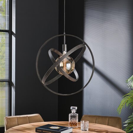 BelaLuz Industrieel Stoere hanglamp Artic 1-lichts 55 cm