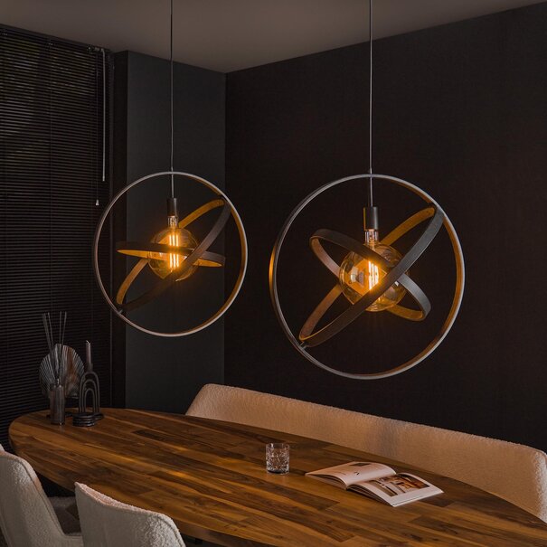 BelaLuz Industrieel - Moderne - Hanglamp -  2 lichts - 125 cm - Artic