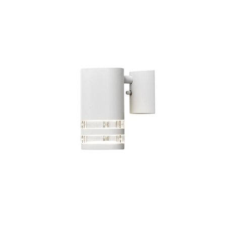 Konstsmide Moderne buiten wandlamp Modena dubbel strip 1-lichts wit