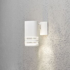 Buiten wandlamp Modena dubbel strip 1-lichts wit