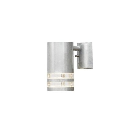 Konstsmide Moderne buiten wandlamp Modena dubbel strip 1-lichts grijs